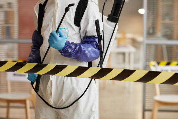 Professional Biohazard Cleanup technician working in Lakewood, CO
